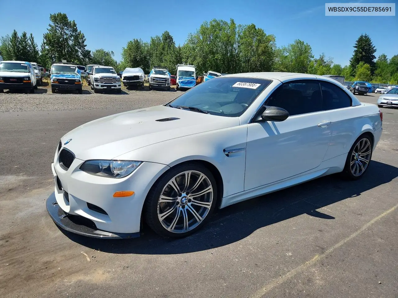 2013 BMW M3 VIN: WBSDX9C55DE785691 Lot: 60387986