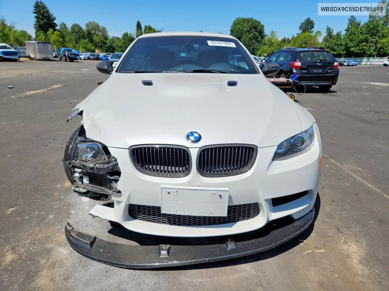 2013 BMW M3 VIN: WBSDX9C55DE785691 Lot: 60387986