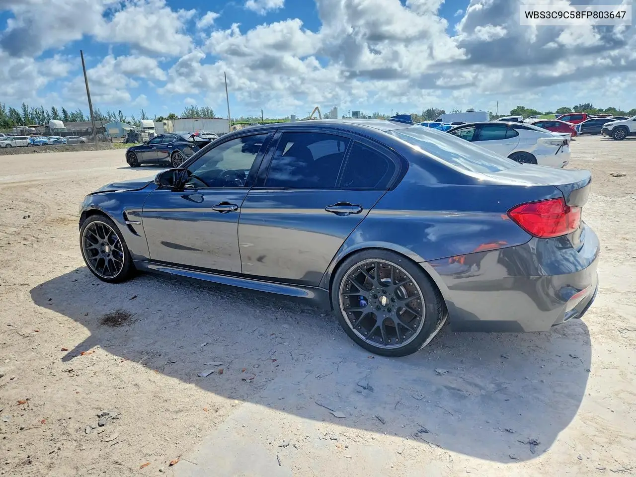 2015 BMW M3 VIN: WBS3C9C58FP803647 Lot: 54126816