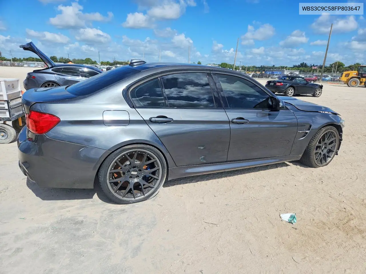 2015 BMW M3 VIN: WBS3C9C58FP803647 Lot: 54126816