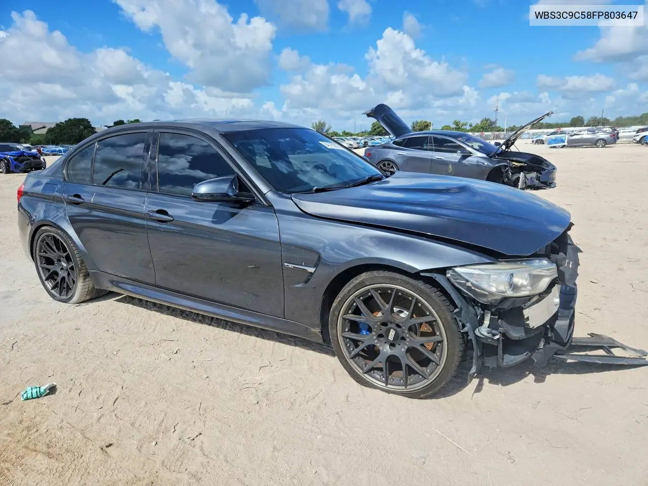 2015 BMW M3 VIN: WBS3C9C58FP803647 Lot: 54126816