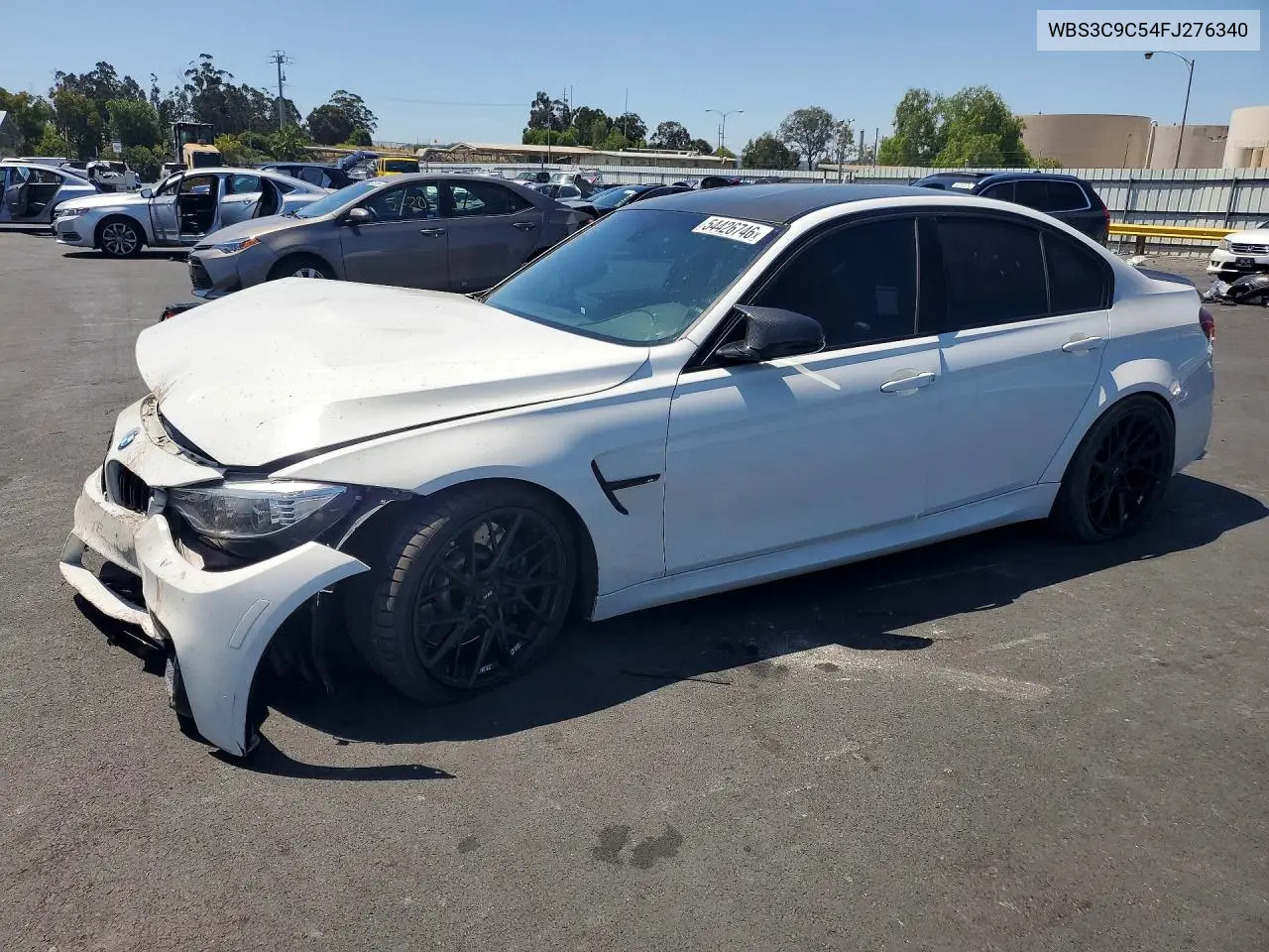 2015 BMW M3 VIN: WBS3C9C54FJ276340 Lot: 54426746