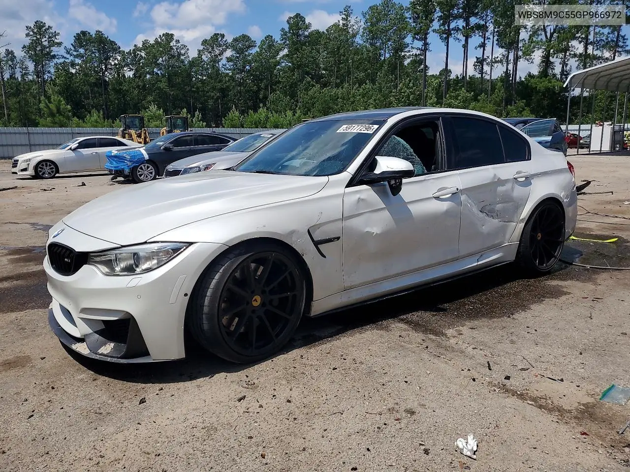 2016 BMW M3 VIN: WBS8M9C55GP966972 Lot: 59177296