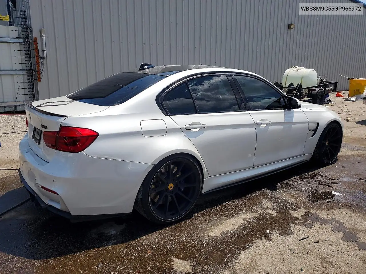 2016 BMW M3 VIN: WBS8M9C55GP966972 Lot: 59177296