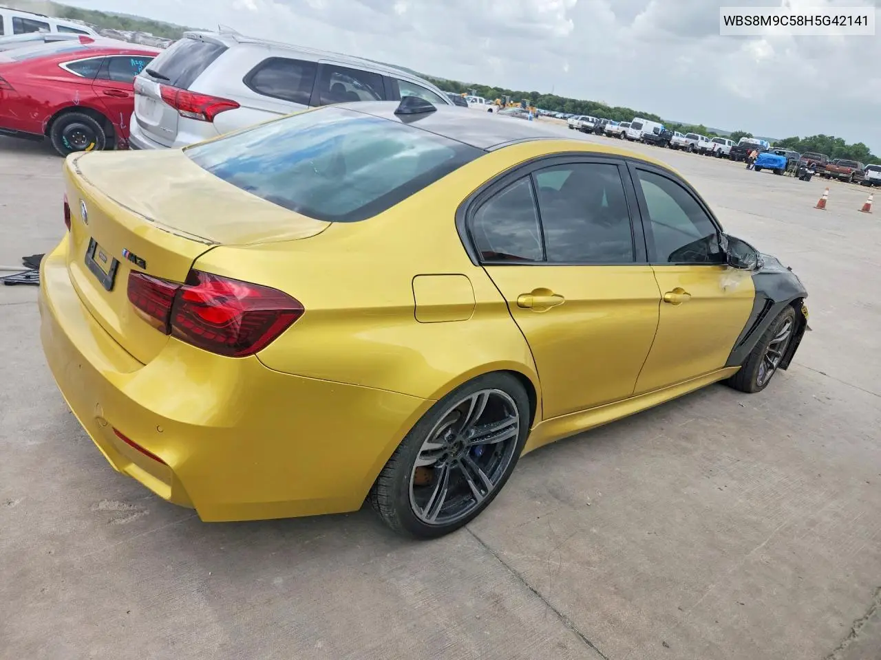 2017 BMW M3 VIN: WBS8M9C58H5G42141 Lot: 60440606