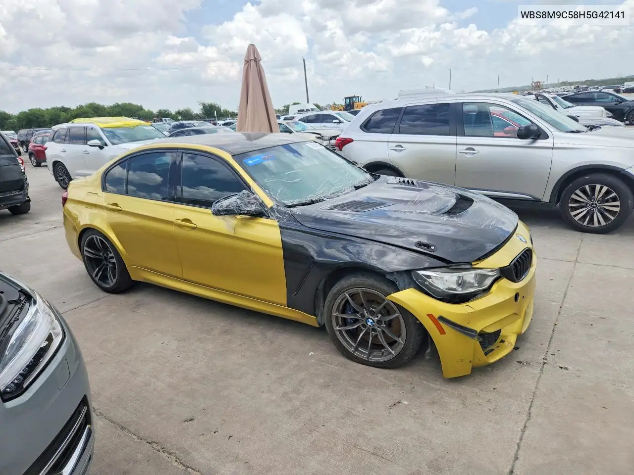 2017 BMW M3 VIN: WBS8M9C58H5G42141 Lot: 60440606