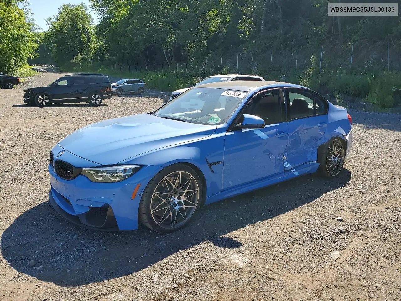 2018 BMW M3 VIN: WBS8M9C55J5L00133 Lot: 61572866
