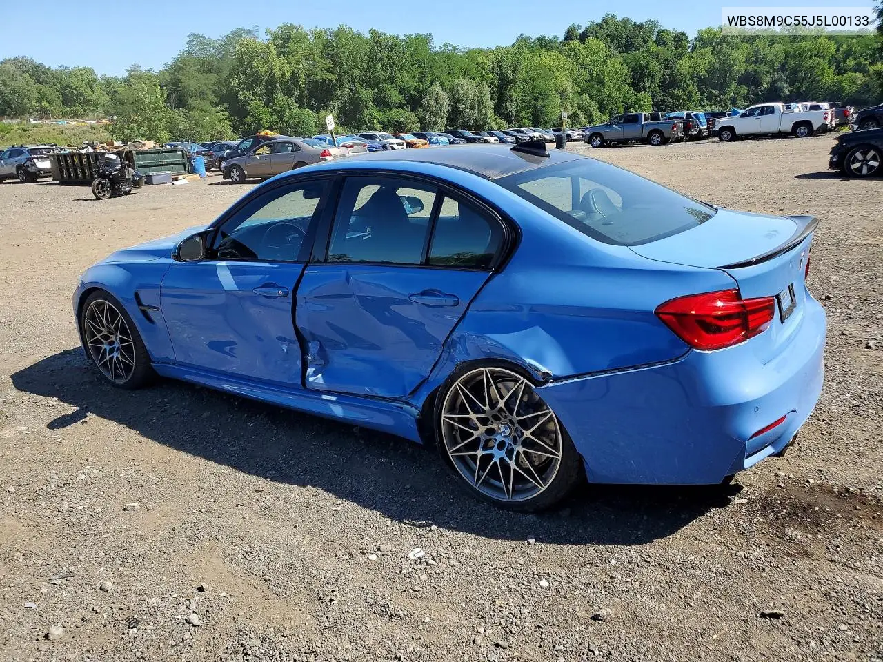 2018 BMW M3 VIN: WBS8M9C55J5L00133 Lot: 61572866