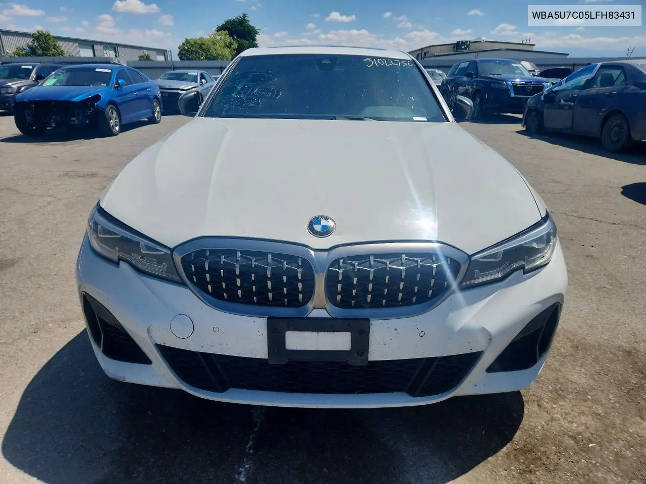 2020 BMW M340I VIN: WBA5U7C05LFH83431 Lot: 51022756