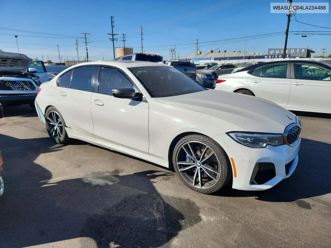 2020 BMW M340I VIN: WBA5U7C04LA234488 Lot: 53785116