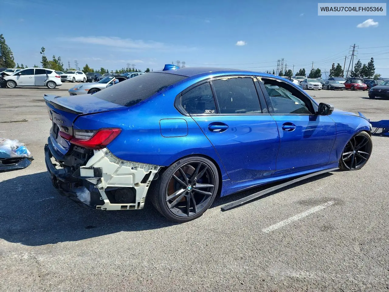2020 BMW M340I VIN: WBA5U7C04LFH05366 Lot: 54658226