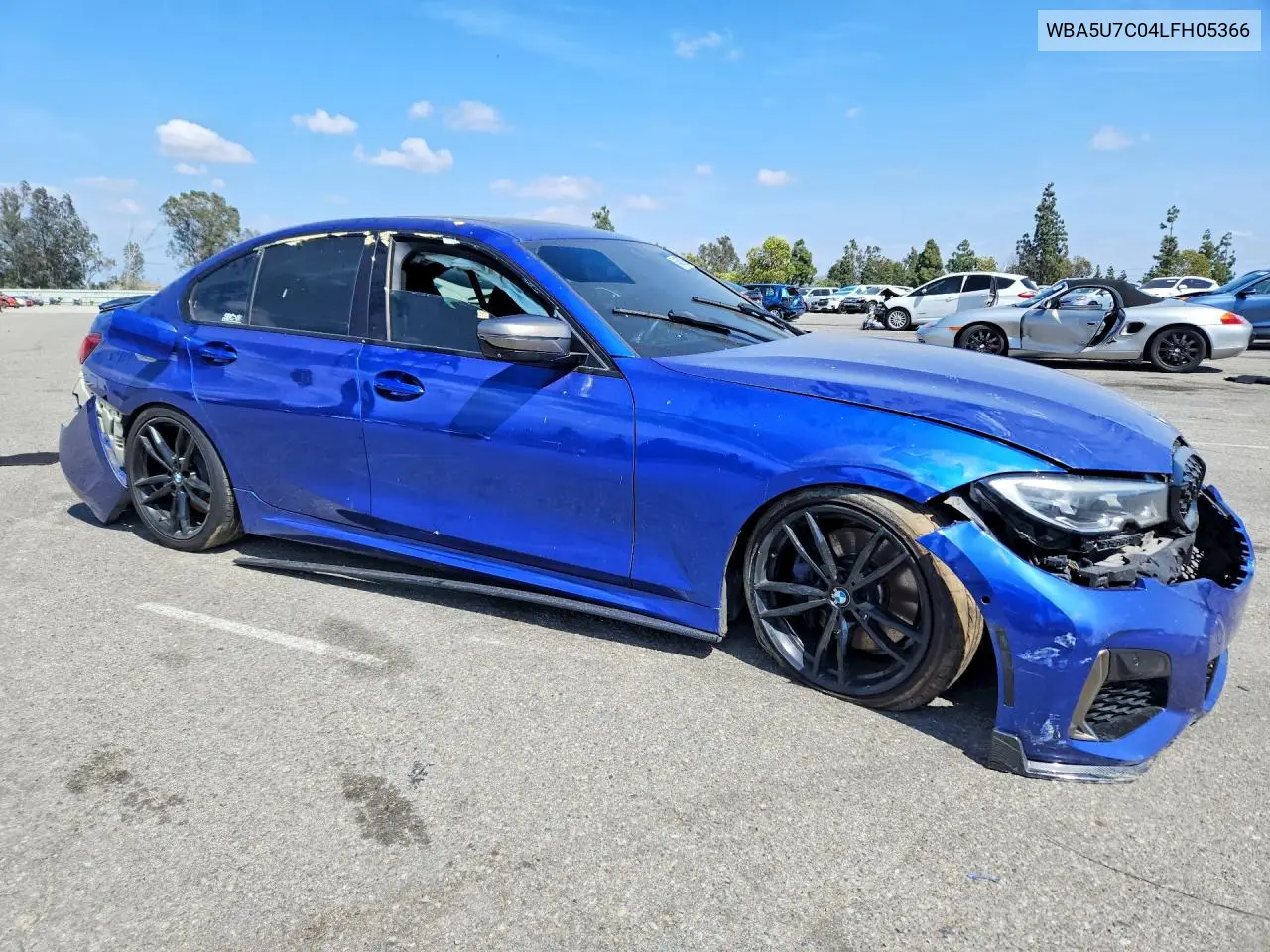 2020 BMW M340I VIN: WBA5U7C04LFH05366 Lot: 54658226