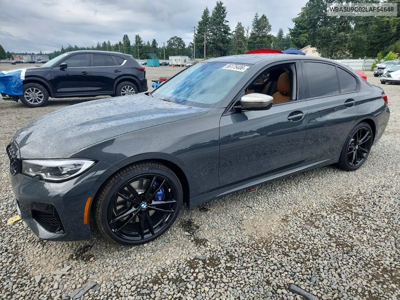 2020 BMW M340Xi VIN: WBA5U9C02LAF54648 Lot: 56175406