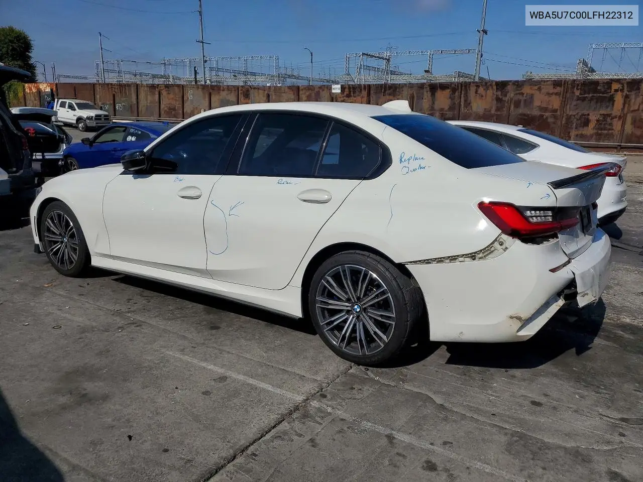 2020 BMW M340I VIN: WBA5U7C00LFH22312 Lot: 57579996