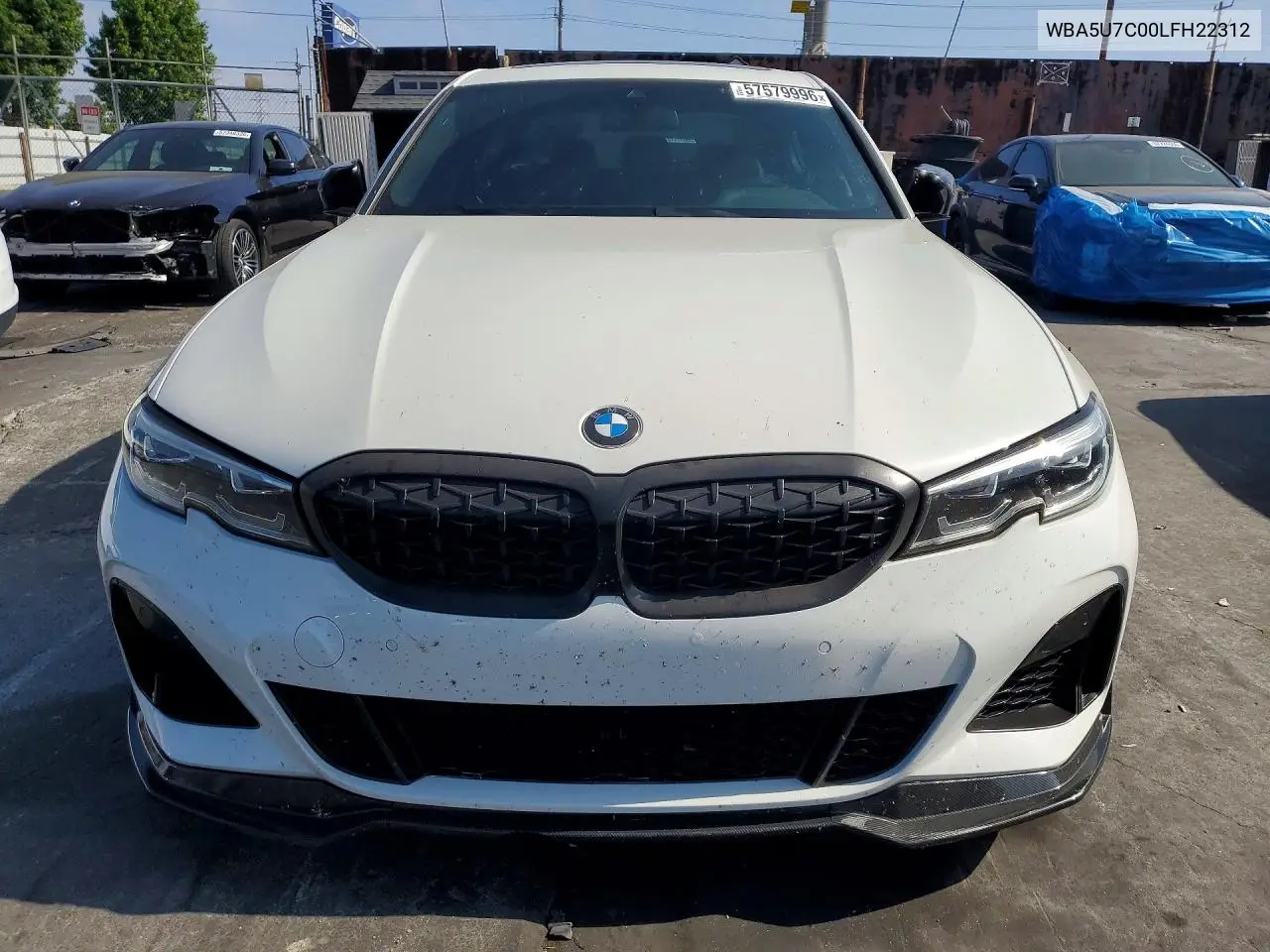 2020 BMW M340I VIN: WBA5U7C00LFH22312 Lot: 57579996