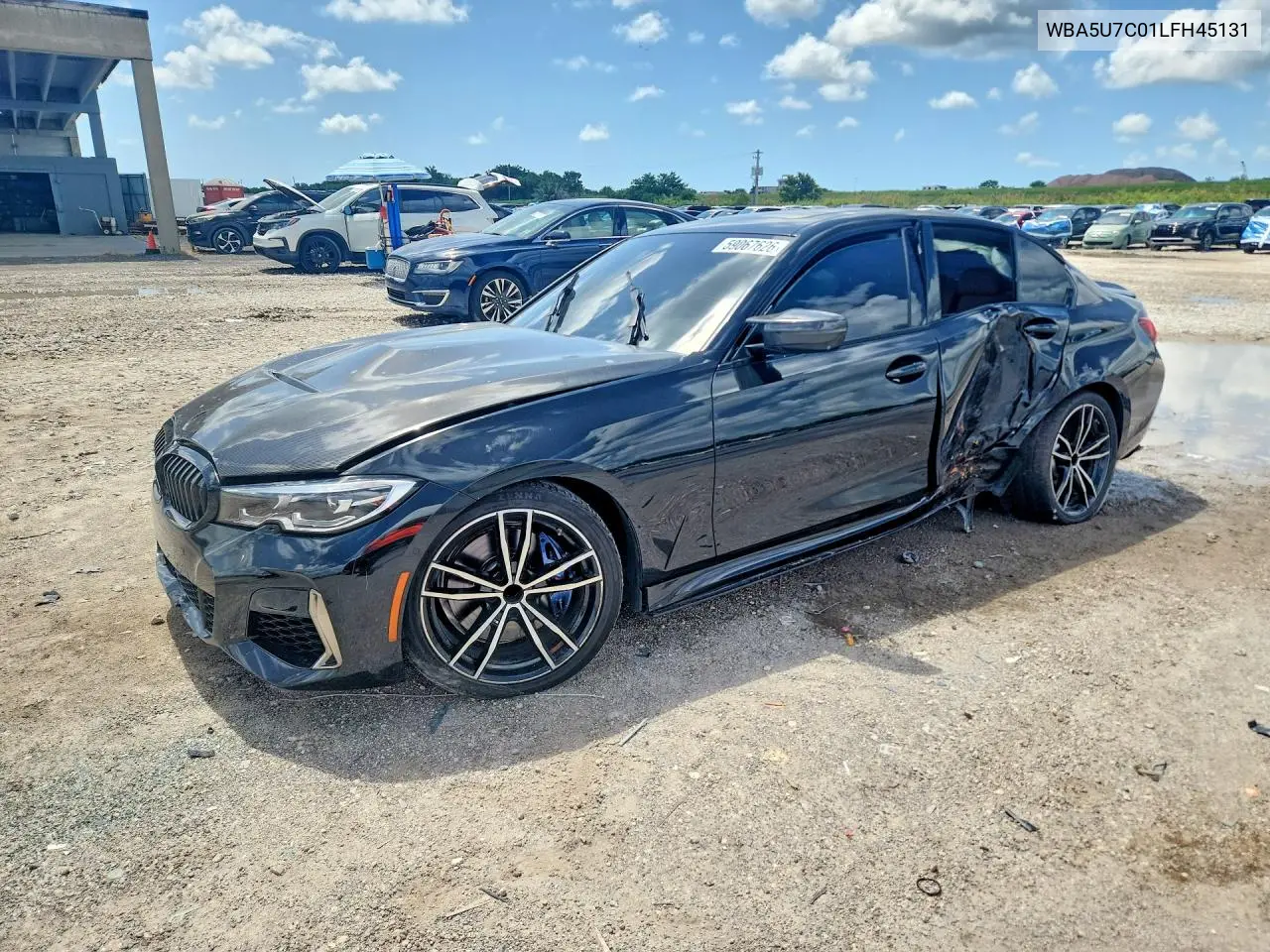 2020 BMW M340I VIN: WBA5U7C01LFH45131 Lot: 59067626
