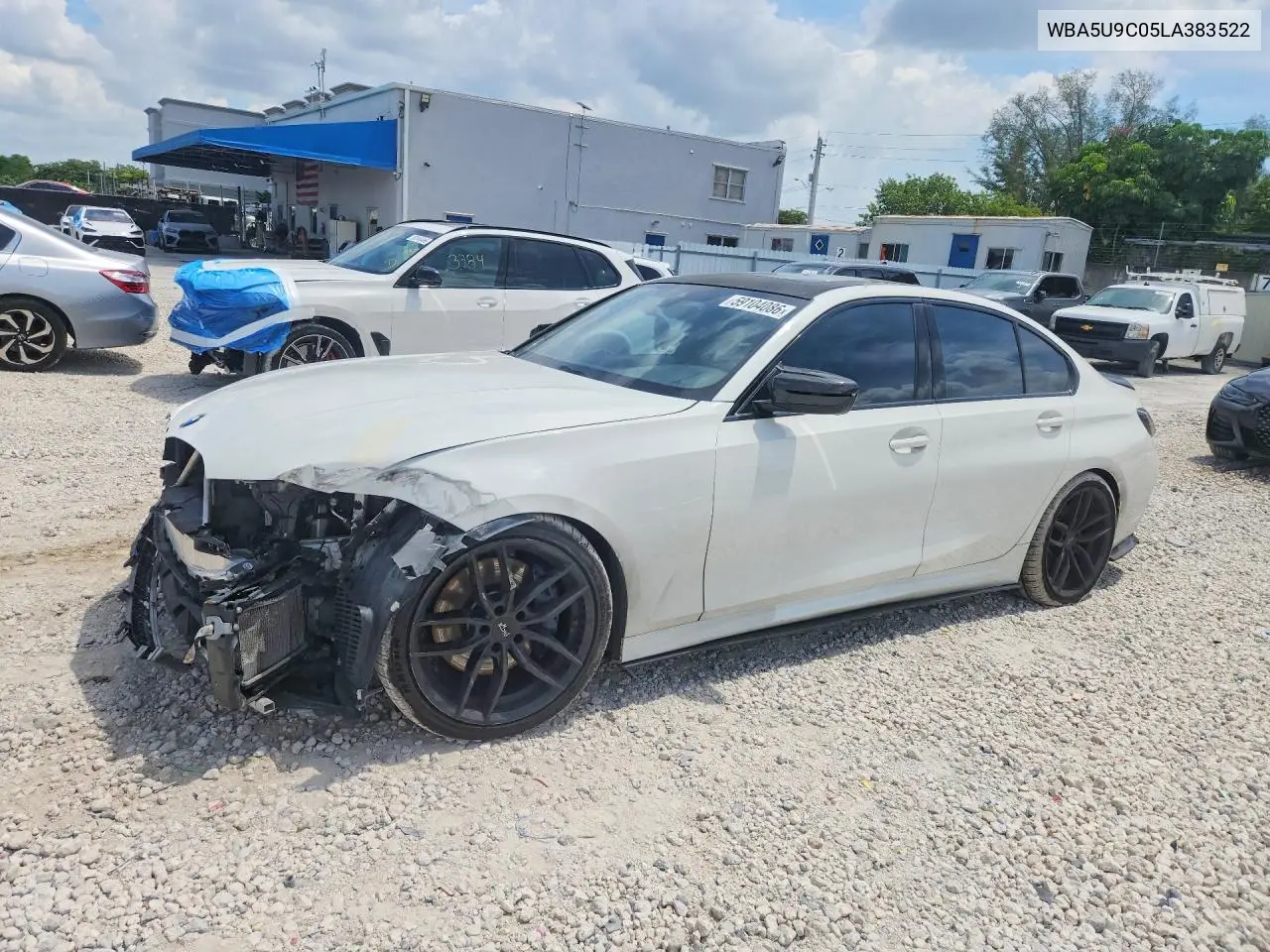 2020 BMW M340Xi VIN: WBA5U9C05LA383522 Lot: 59104086