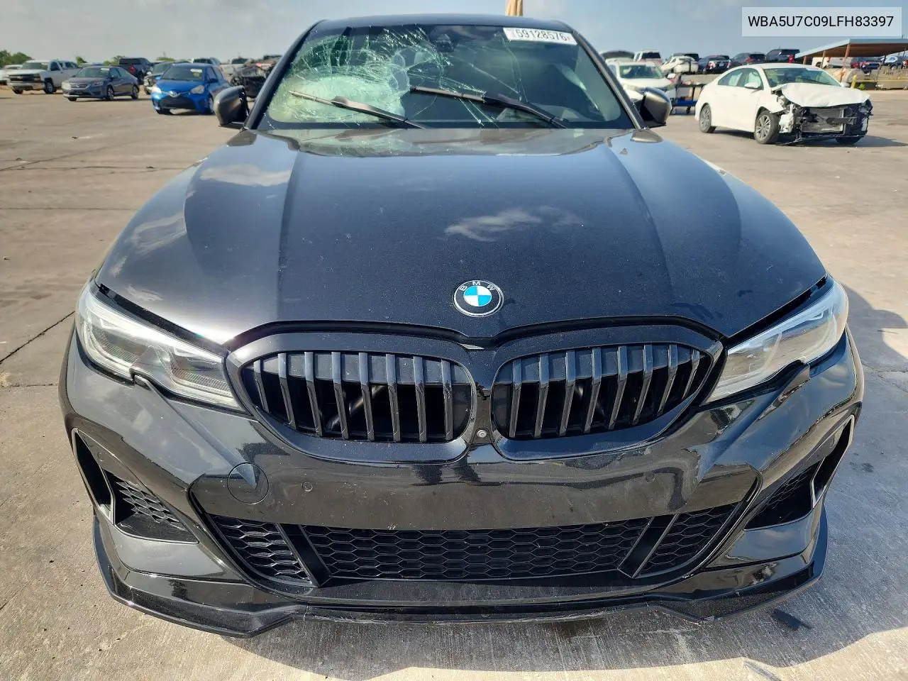 2020 BMW M340I VIN: WBA5U7C09LFH83397 Lot: 59128576