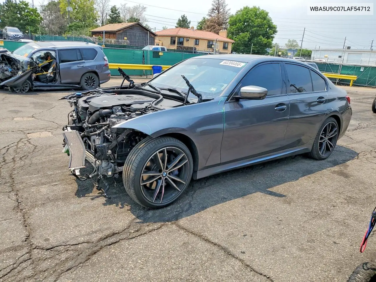 2020 BMW M340Xi VIN: WBA5U9C07LAF54712 Lot: 60204466