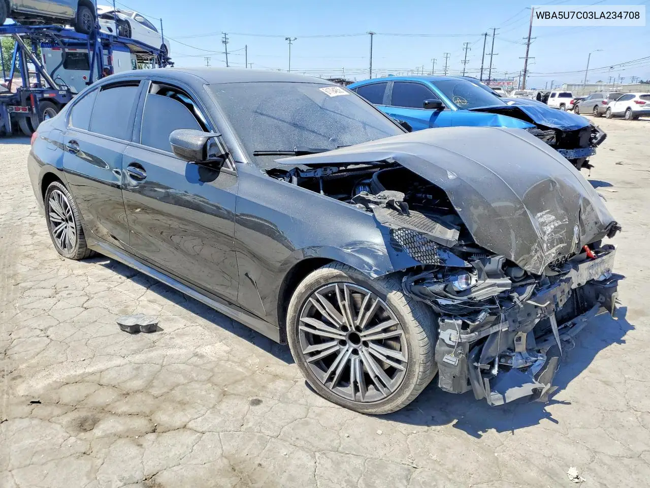 2020 BMW M340I VIN: WBA5U7C03LA234708 Lot: 61794856