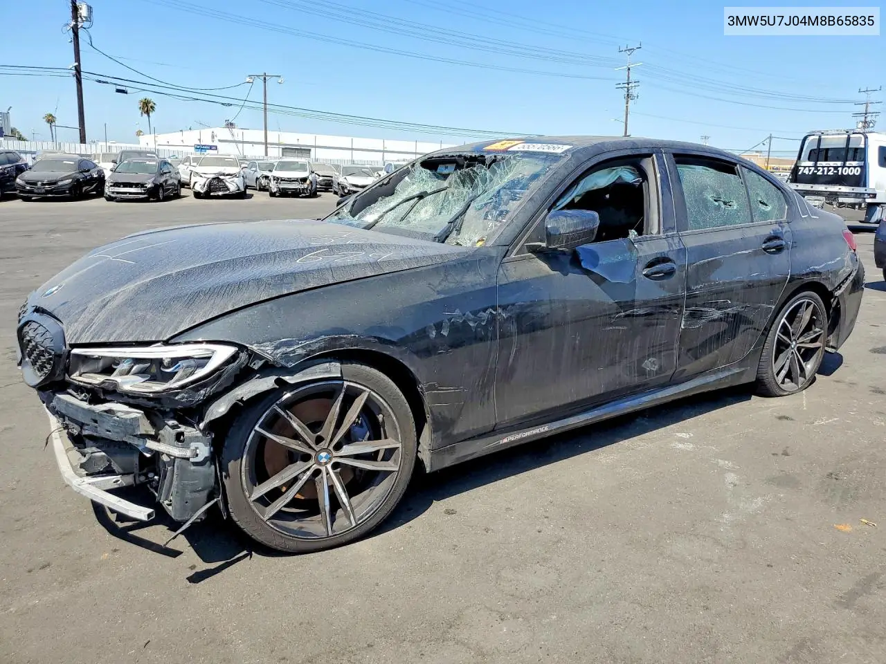 2021 BMW M340I VIN: 3MW5U7J04M8B65835 Lot: 55570566