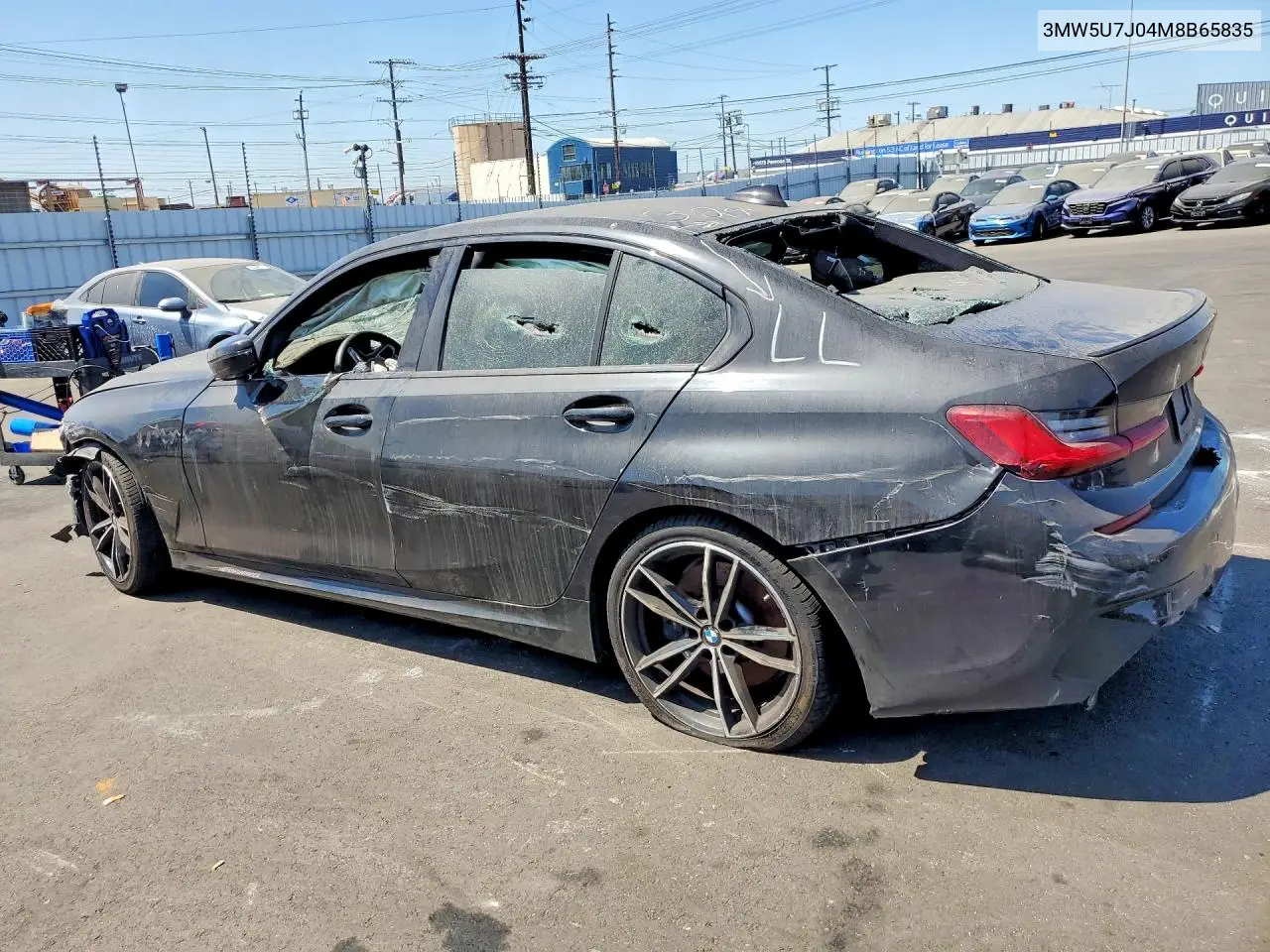 2021 BMW M340I VIN: 3MW5U7J04M8B65835 Lot: 55570566