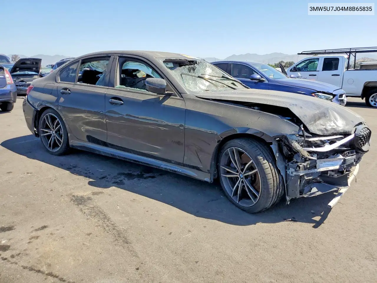 2021 BMW M340I VIN: 3MW5U7J04M8B65835 Lot: 55570566