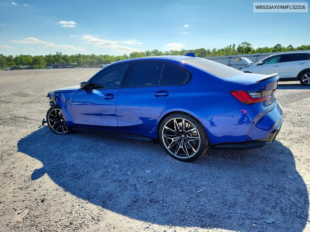 2021 BMW M3 Competition VIN: WBS33AY09MFL52326 Lot: 56560716