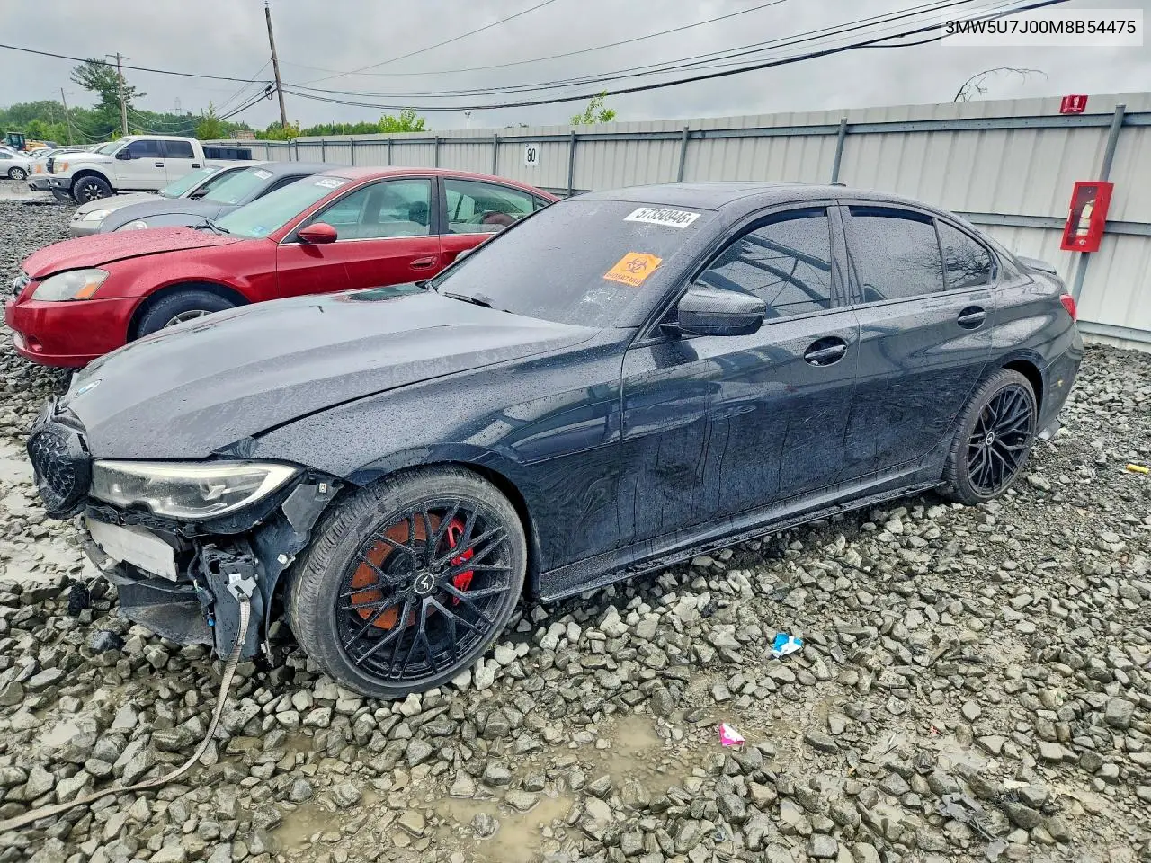2021 BMW M340I VIN: 3MW5U7J00M8B54475 Lot: 57350946