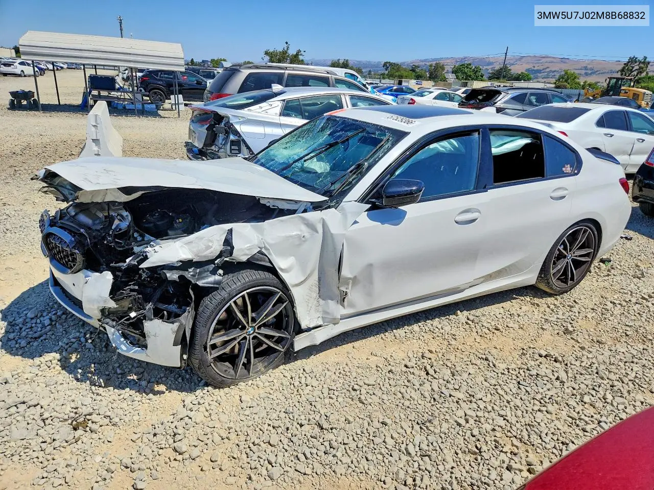 2021 BMW M340I VIN: 3MW5U7J02M8B68832 Lot: 57529366