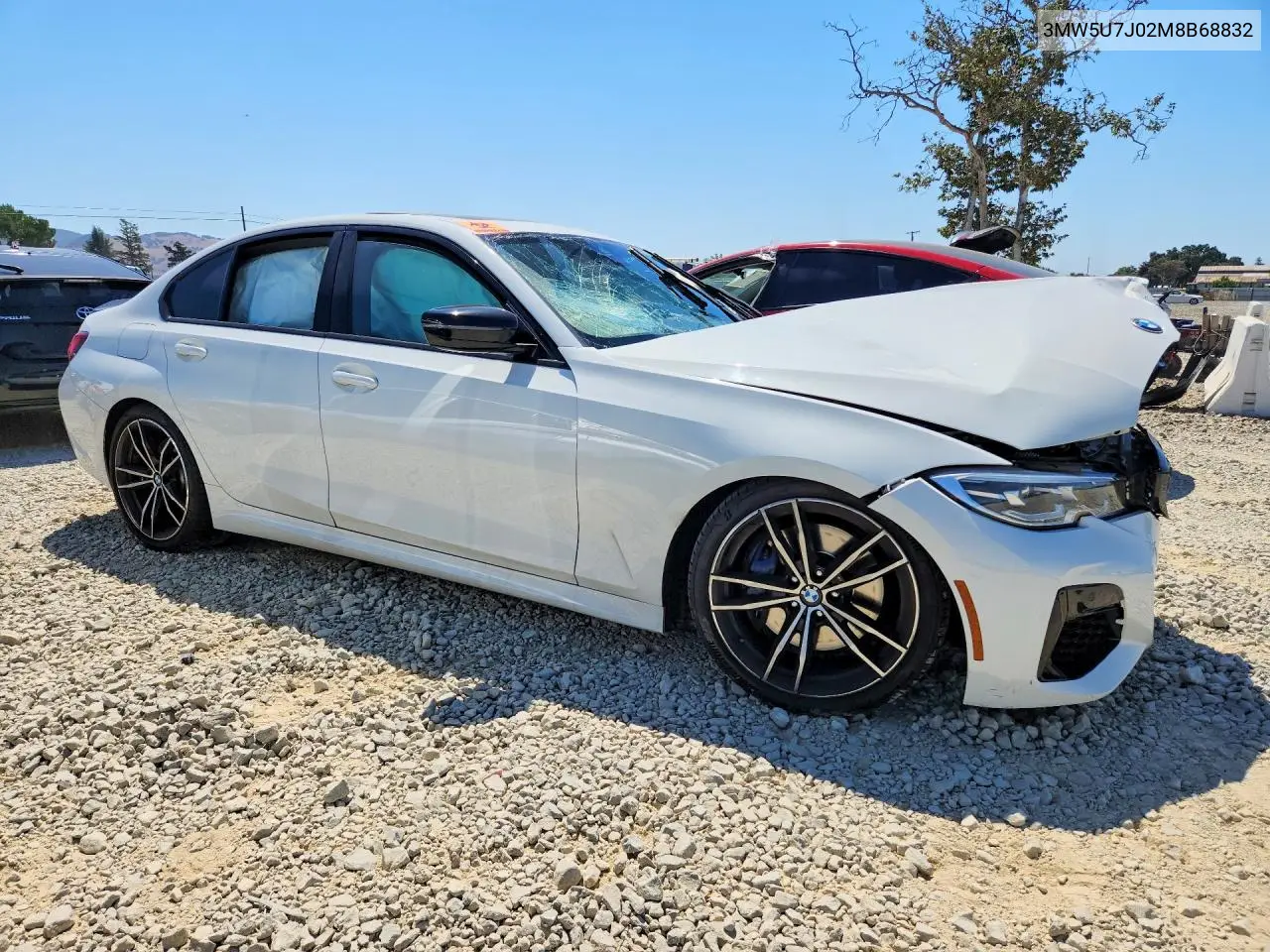 2021 BMW M340I VIN: 3MW5U7J02M8B68832 Lot: 57529366