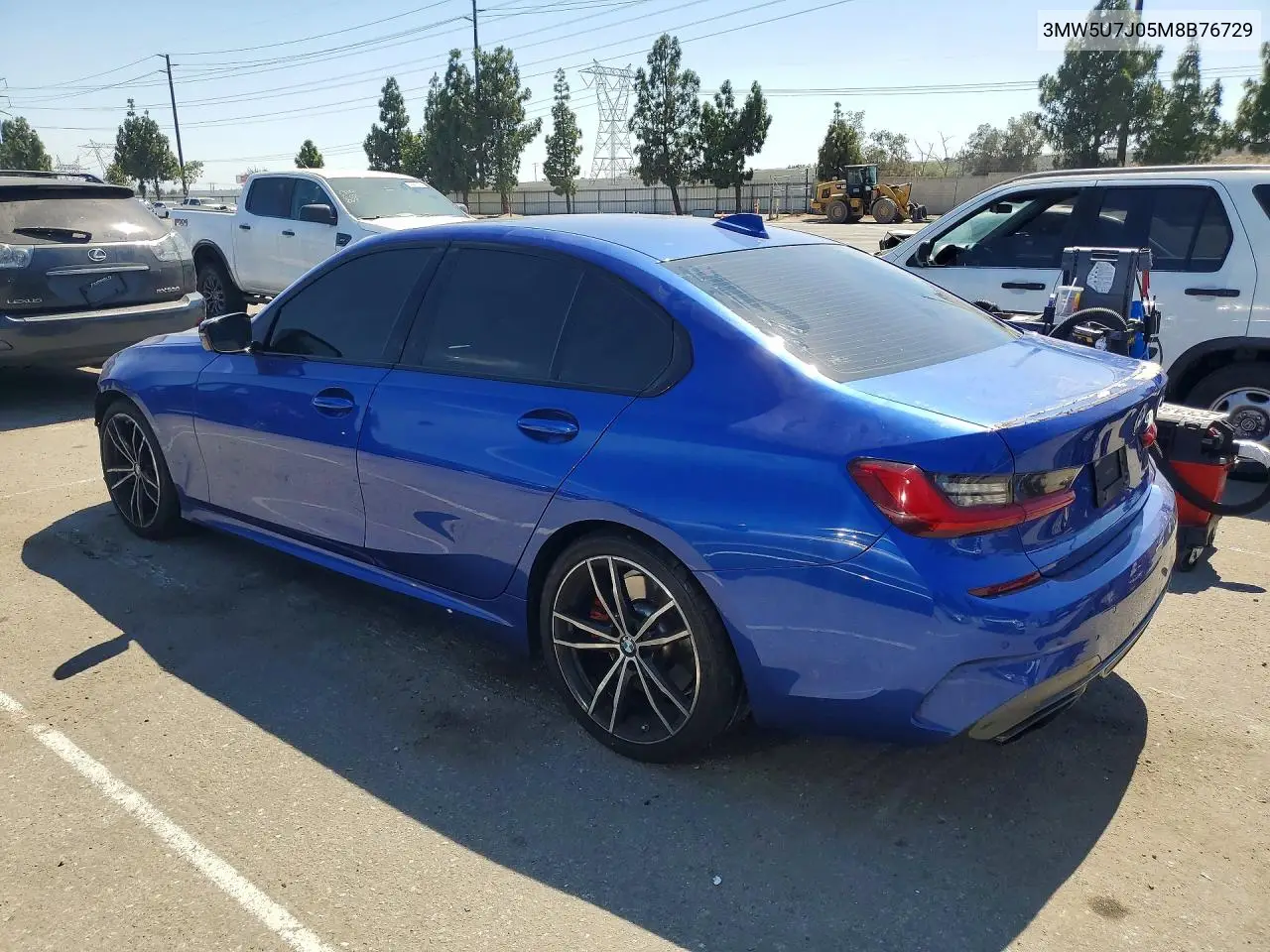 2021 BMW M340I VIN: 3MW5U7J05M8B76729 Lot: 58143356