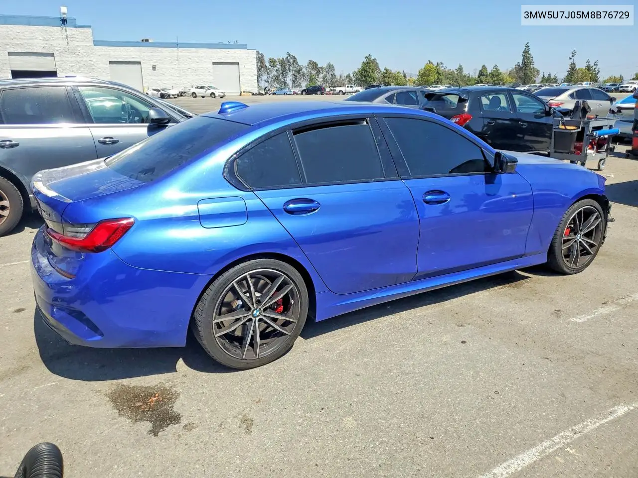 2021 BMW M340I VIN: 3MW5U7J05M8B76729 Lot: 58143356