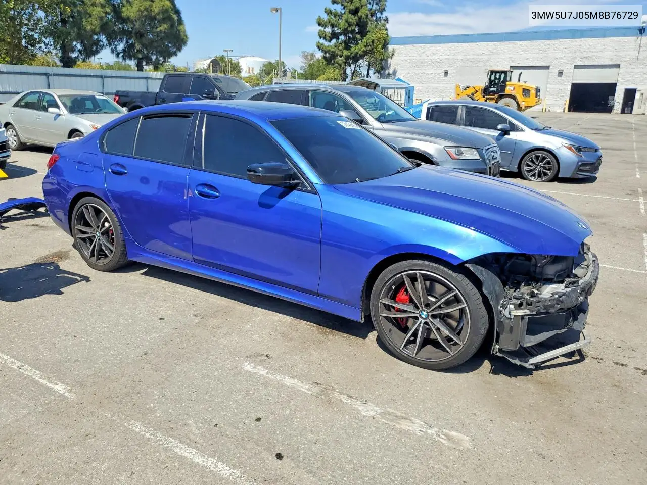 2021 BMW M340I VIN: 3MW5U7J05M8B76729 Lot: 58143356