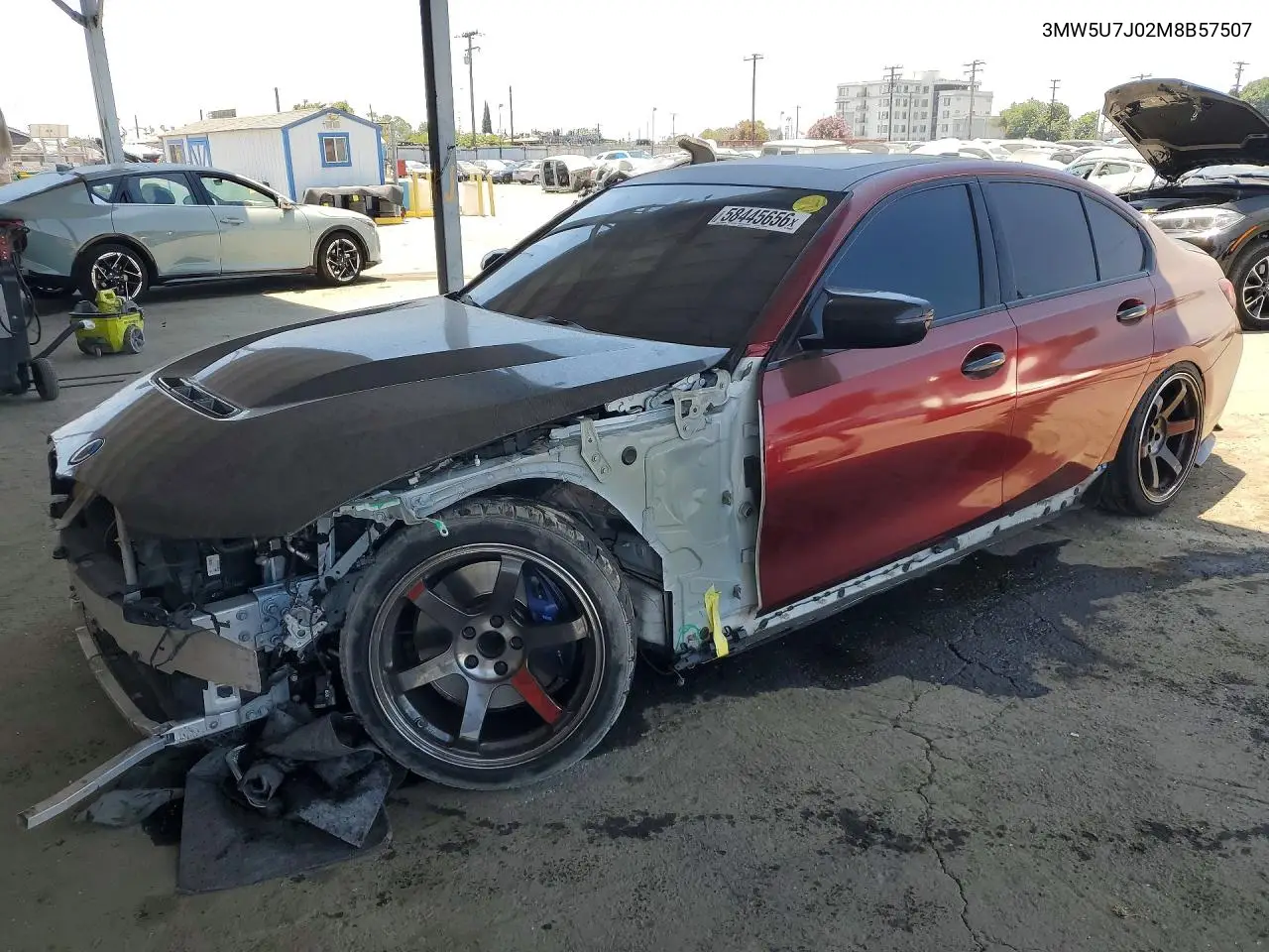2021 BMW M340I VIN: 3MW5U7J02M8B57507 Lot: 58445656