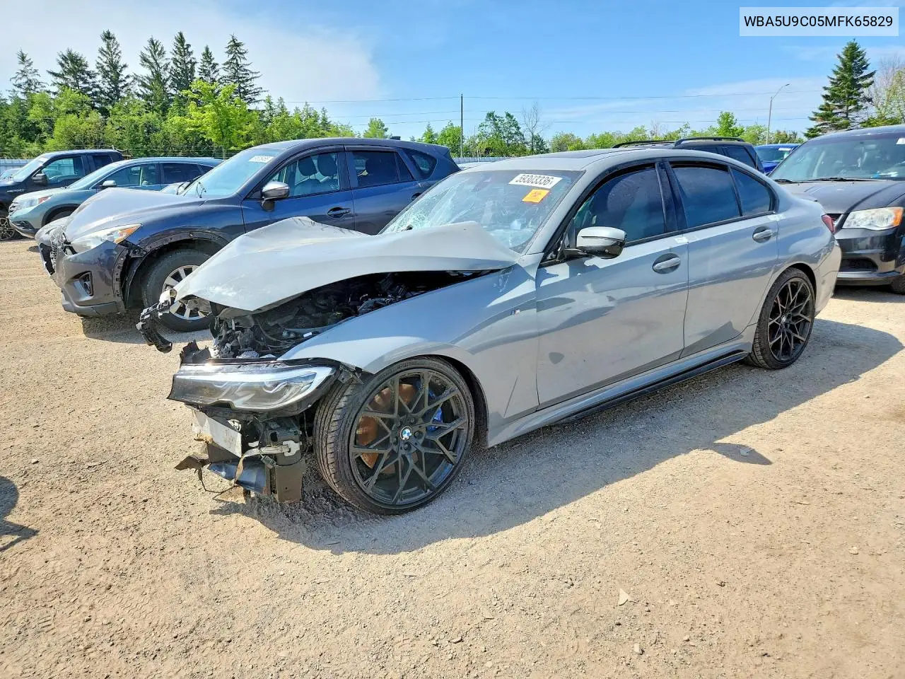 2021 BMW M340Xi VIN: WBA5U9C05MFK65829 Lot: 59303336