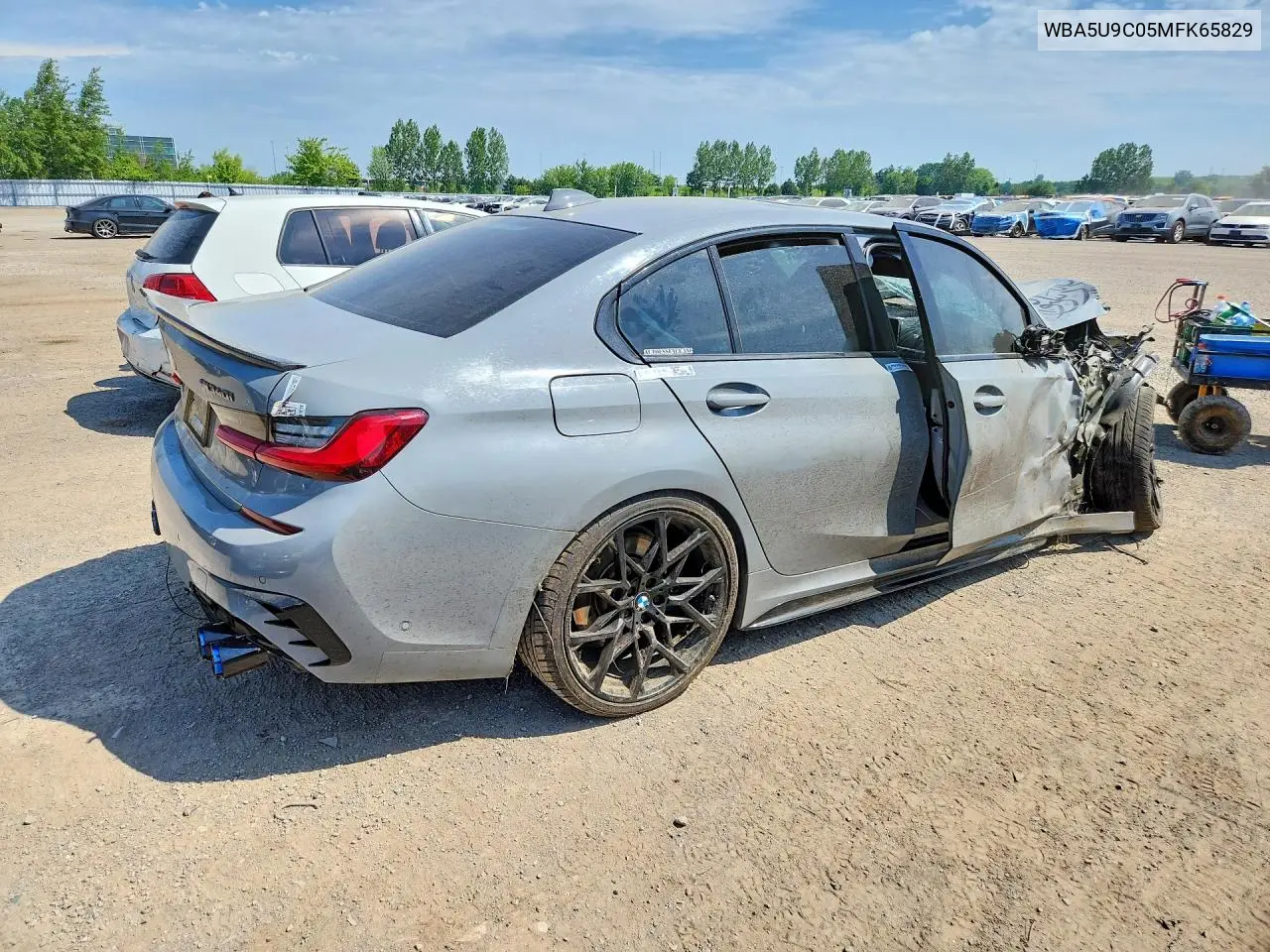 2021 BMW M340Xi VIN: WBA5U9C05MFK65829 Lot: 59303336