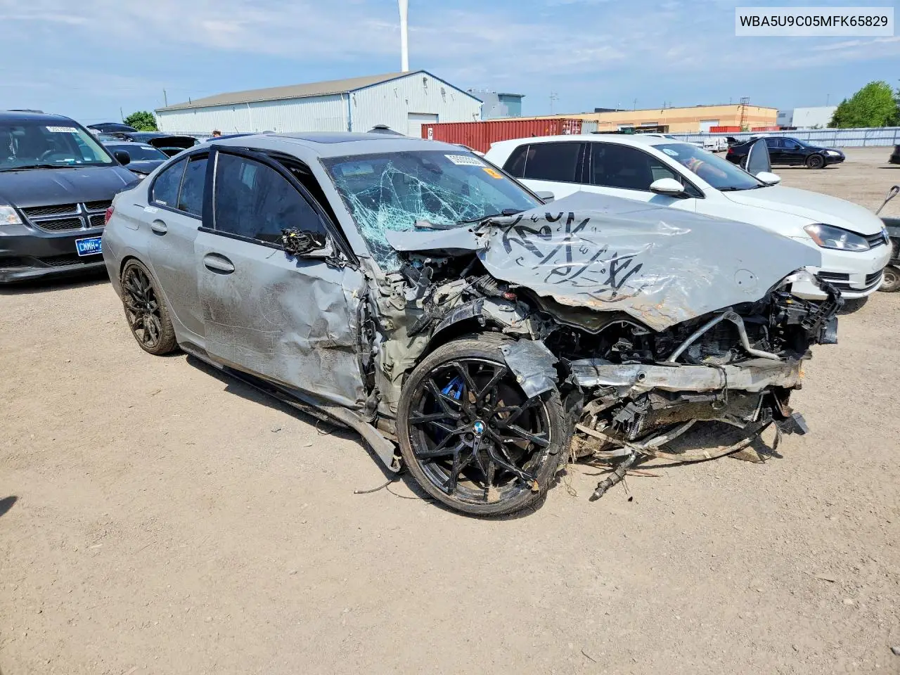 2021 BMW M340Xi VIN: WBA5U9C05MFK65829 Lot: 59303336