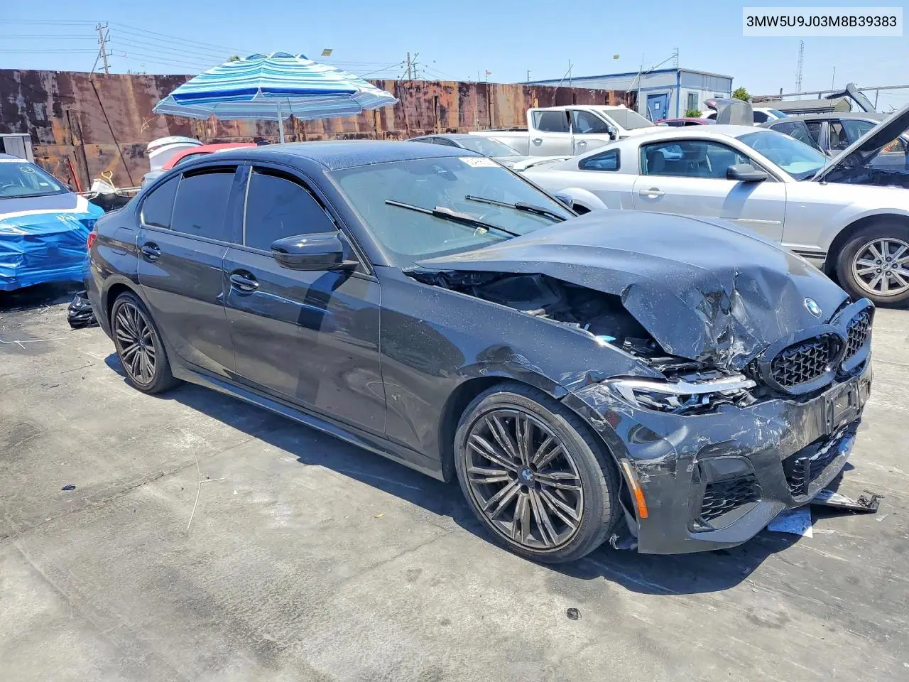2021 BMW M340Xi VIN: 3MW5U9J03M8B39383 Lot: 60499026