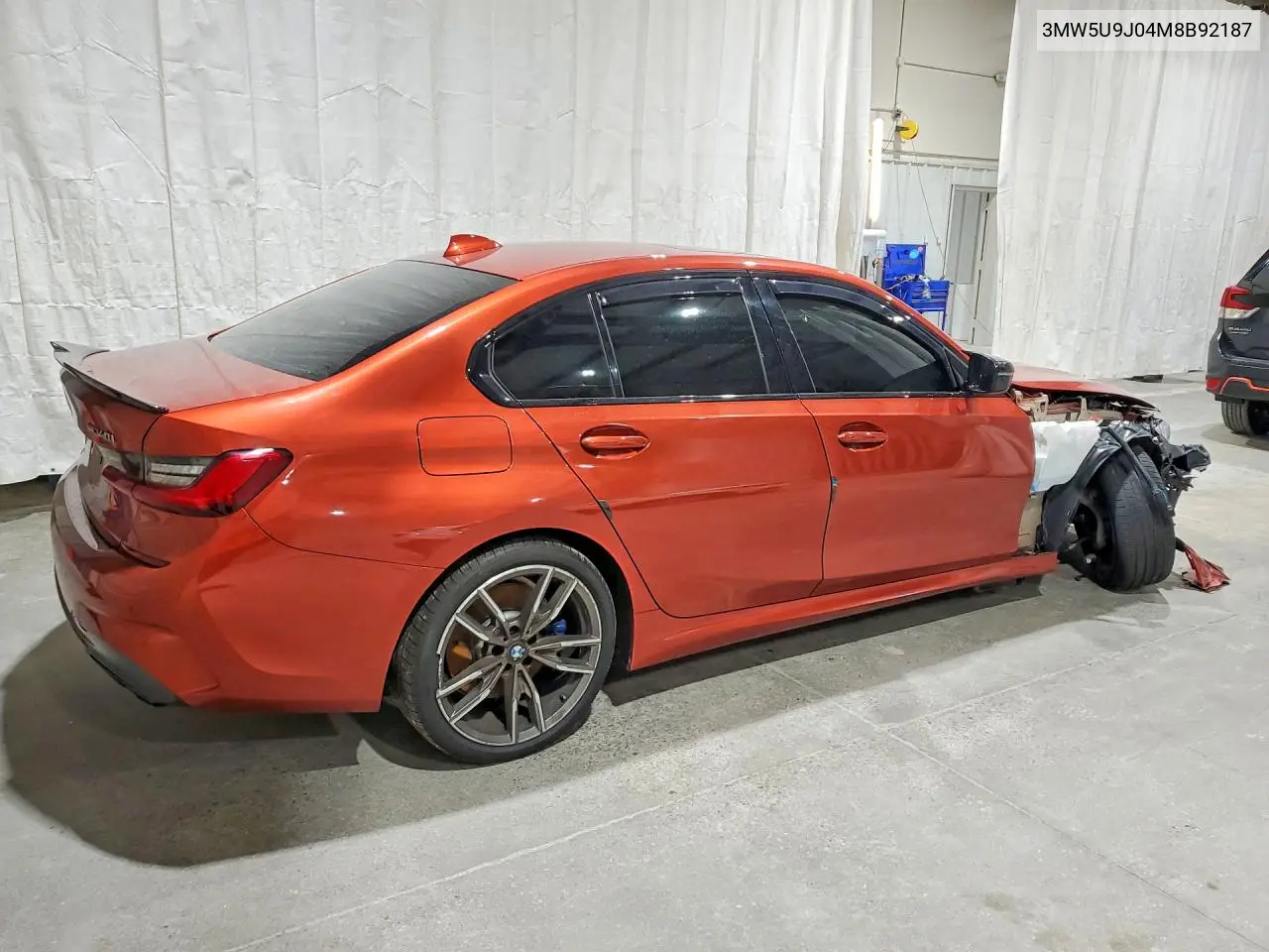 2021 BMW M340Xi VIN: 3MW5U9J04M8B92187 Lot: 61782706