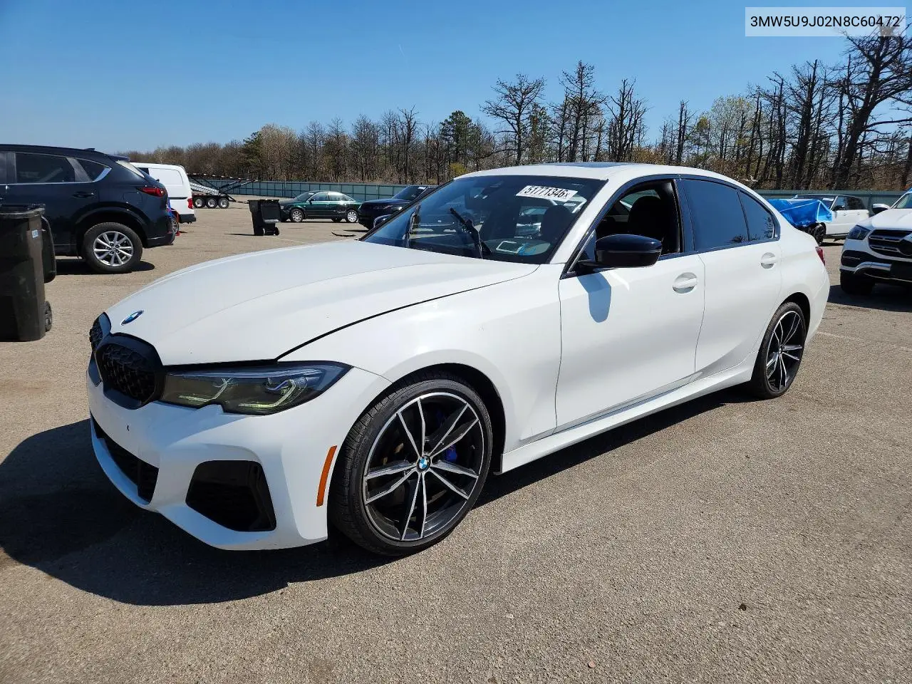 2022 BMW M340Xi VIN: 3MW5U9J02N8C60472 Lot: 51771346