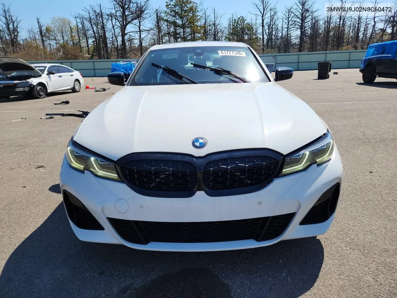 2022 BMW M340Xi VIN: 3MW5U9J02N8C60472 Lot: 51771346