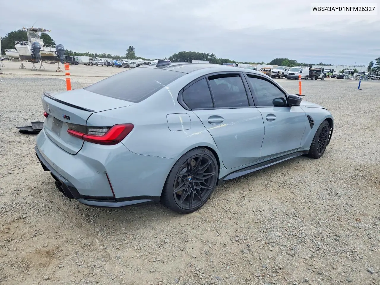 2022 BMW M3 Competition VIN: WBS43AY01NFM26327 Lot: 51942976