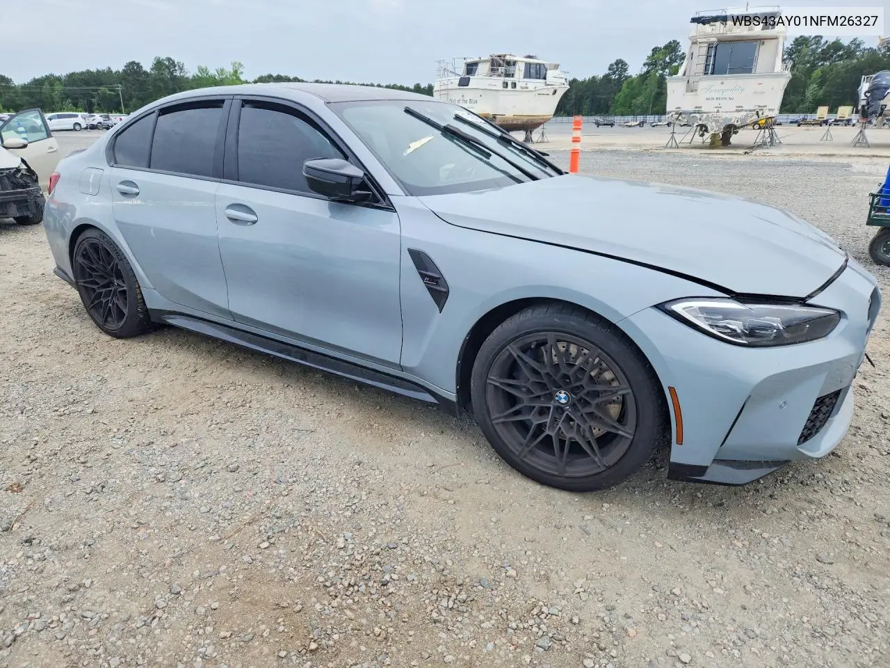 2022 BMW M3 Competition VIN: WBS43AY01NFM26327 Lot: 51942976