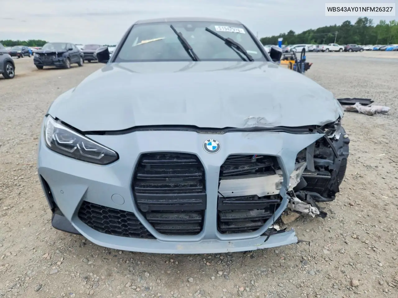 2022 BMW M3 Competition VIN: WBS43AY01NFM26327 Lot: 51942976
