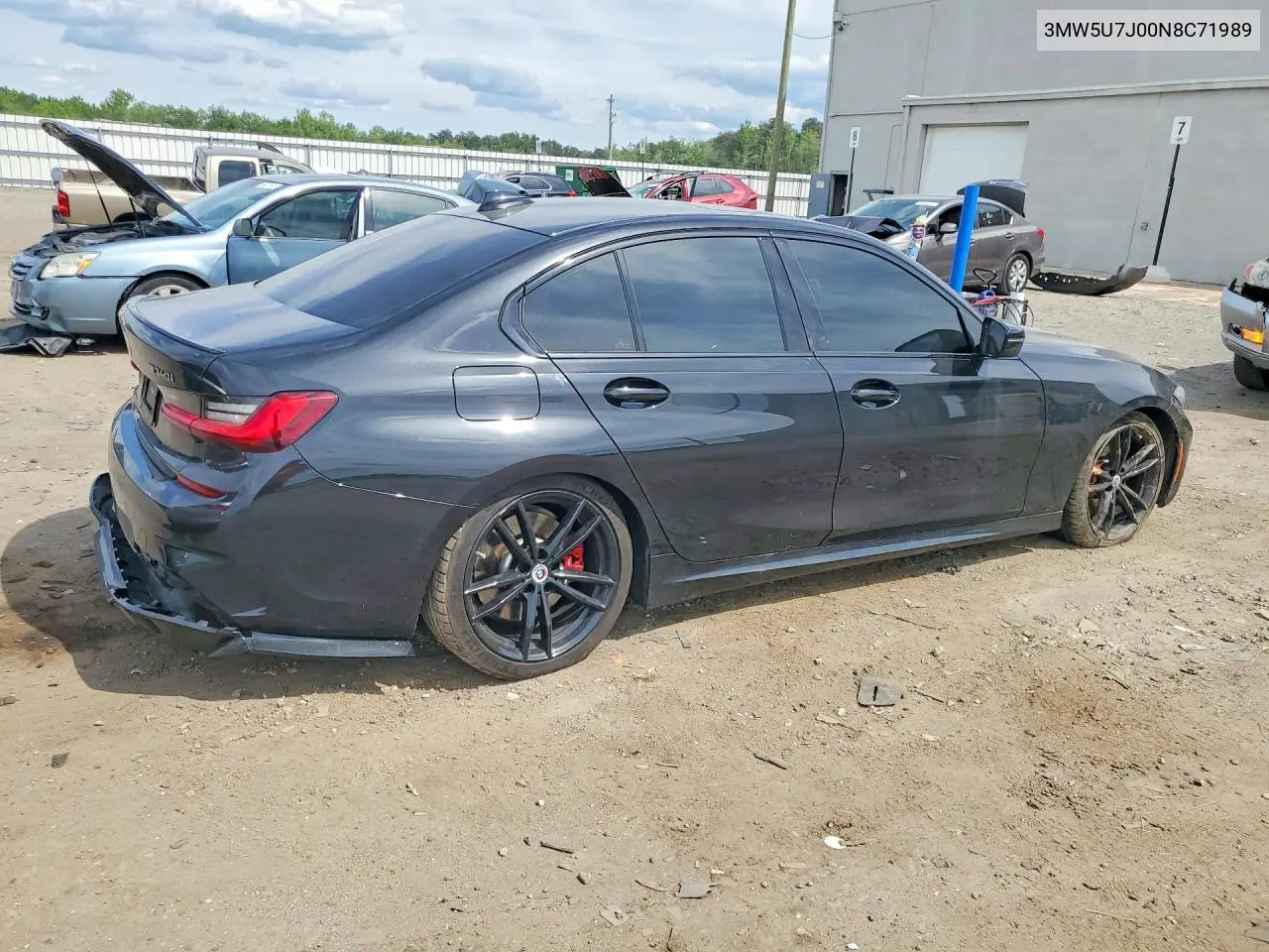 2022 BMW M340I VIN: 3MW5U7J00N8C71989 Lot: 55504256