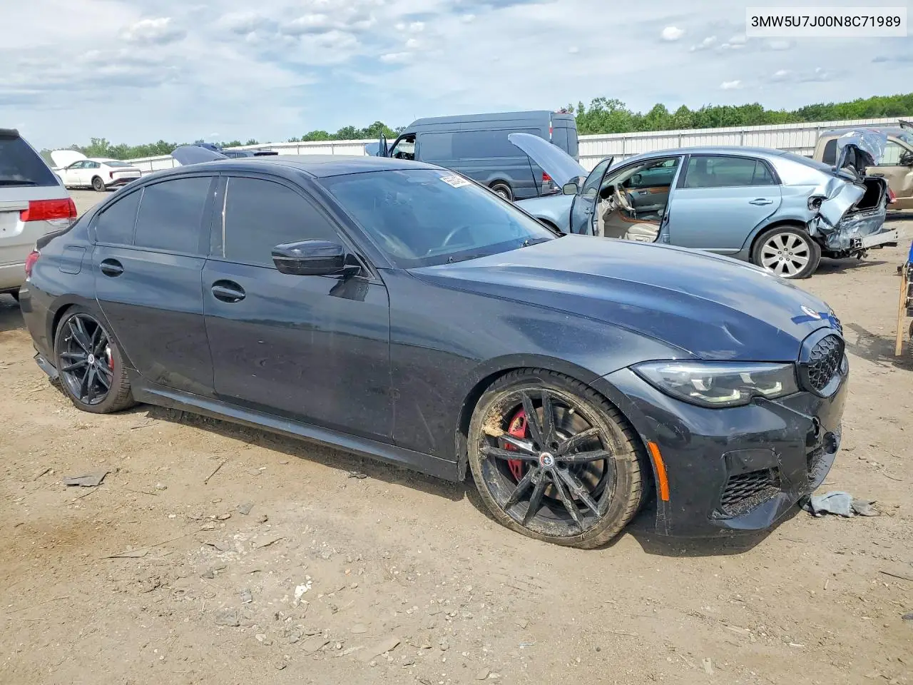 2022 BMW M340I VIN: 3MW5U7J00N8C71989 Lot: 55504256