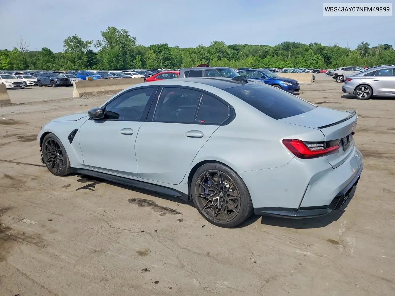 2022 BMW M3 Competition VIN: WBS43AY07NFM49899 Lot: 56127986