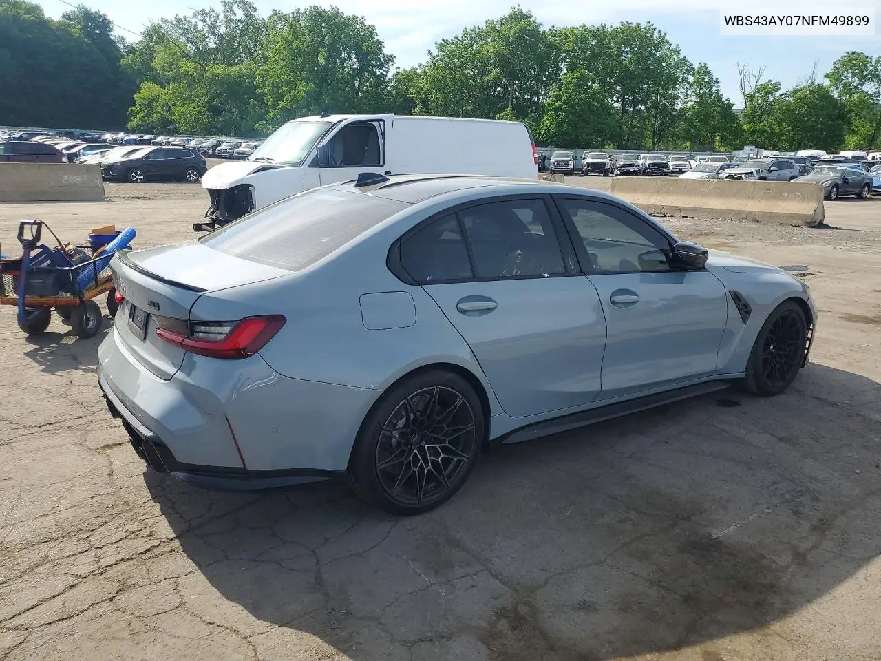 2022 BMW M3 Competition VIN: WBS43AY07NFM49899 Lot: 56127986