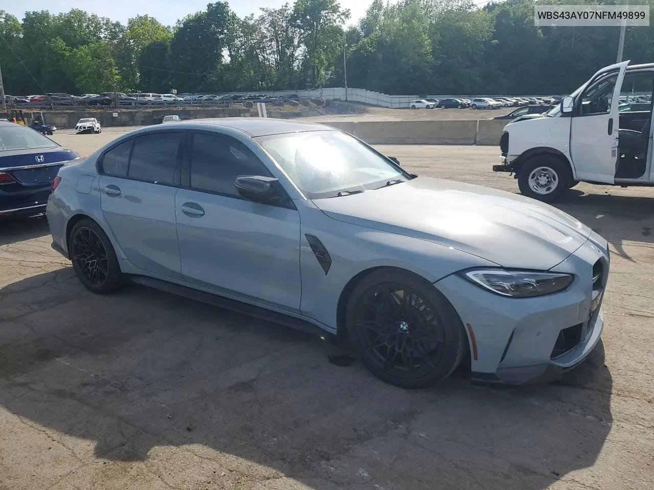 2022 BMW M3 Competition VIN: WBS43AY07NFM49899 Lot: 56127986